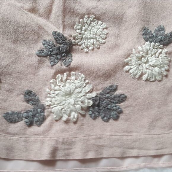 Charabia Pink Floral Embroidered Dress Size 8A - Picture 5 of 9